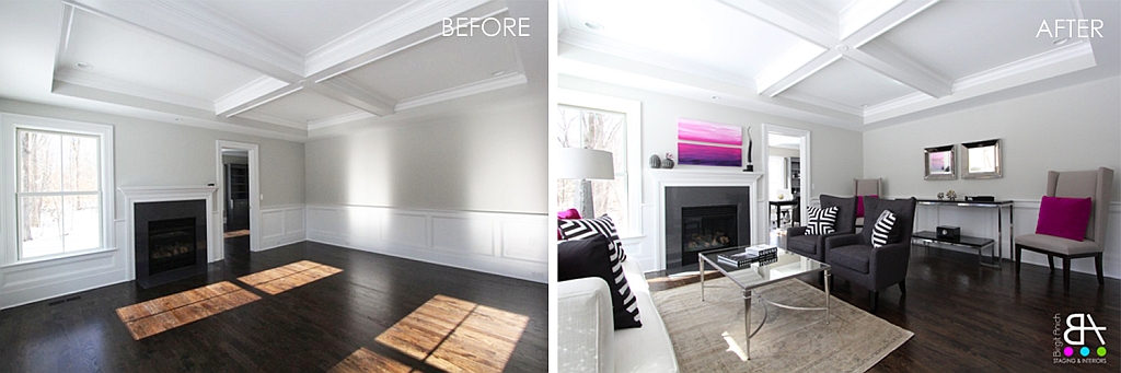 before-after staging