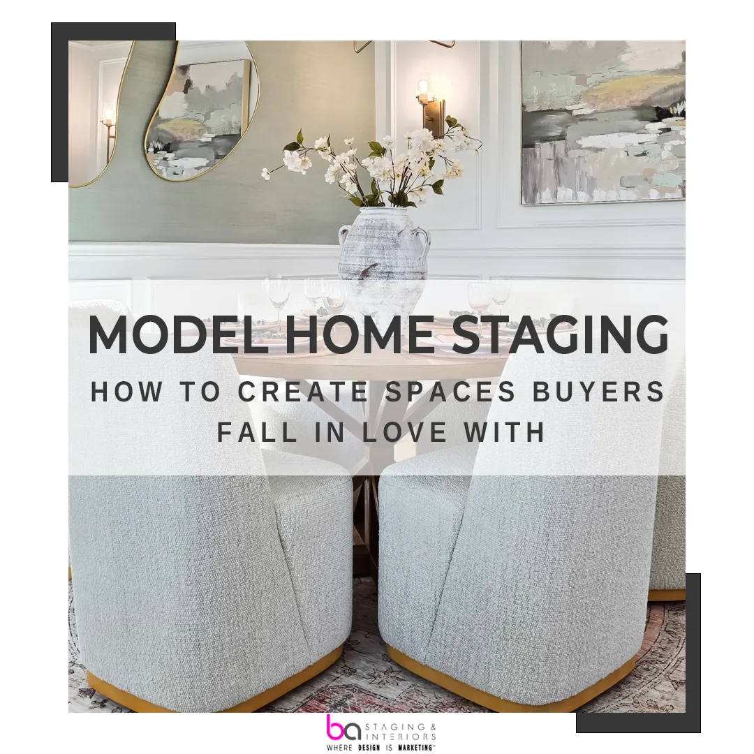 Model Home Staging Create Spaces Buyers<br />
Fall in Love With