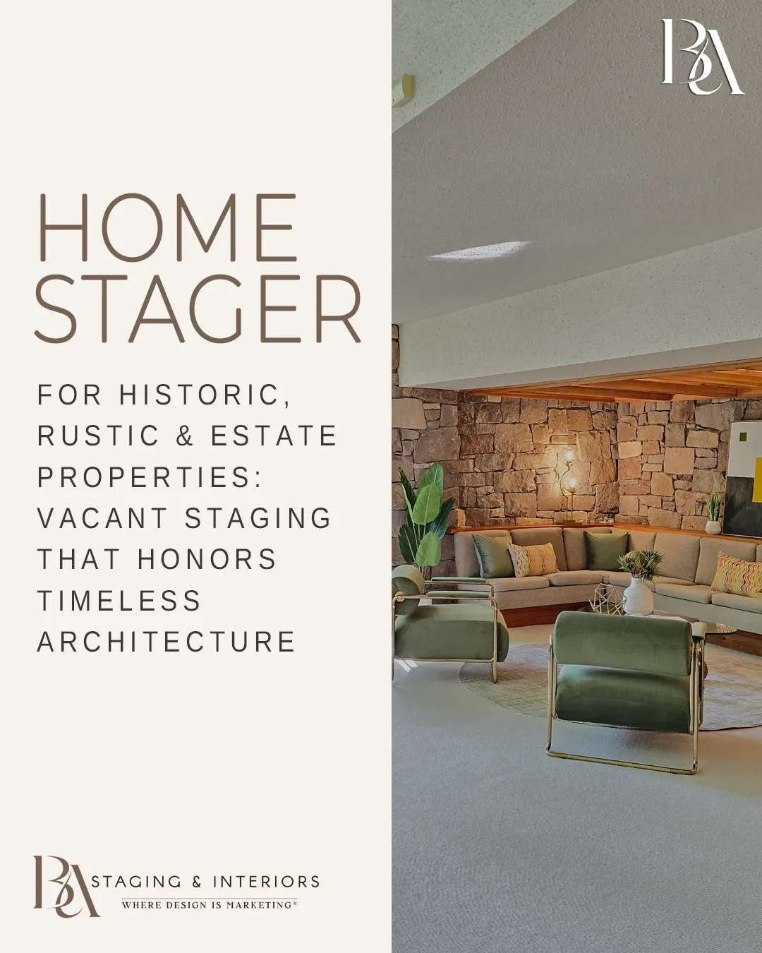 Home Stager for Historic, Rustic & Estate Properties Home Stager for Historic, Rustic & Estate Properties: Vacant Staging That Honors Timeless Architecture