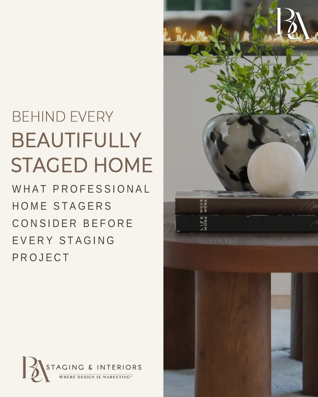 What Professional Home Stagers Consider Before Every Staging Project