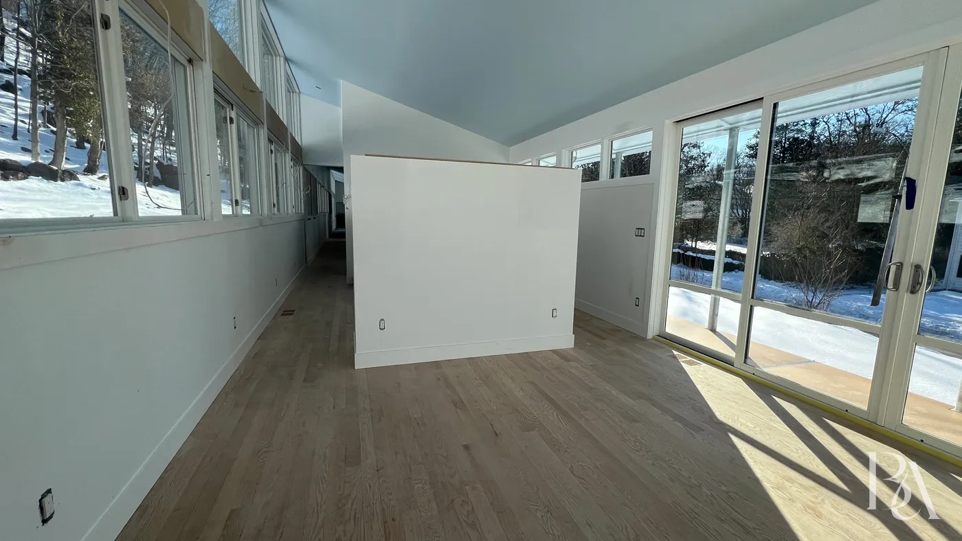 Empty bedroom showing what a seller sees versus what a buyer sees before home staging